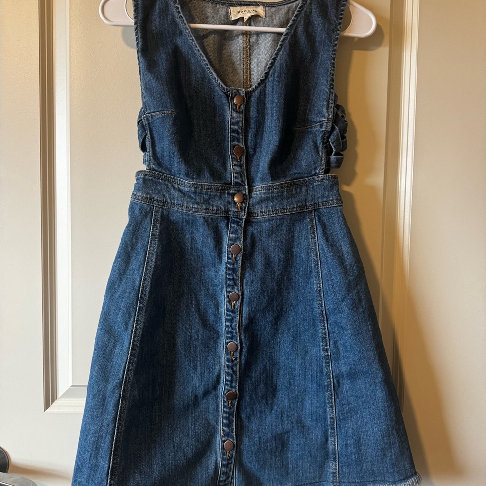 PacSun Denim Button-Down Dress